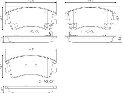 Brembo P49032N - Гальмівні колодки, дискові гальма autozip.com.ua