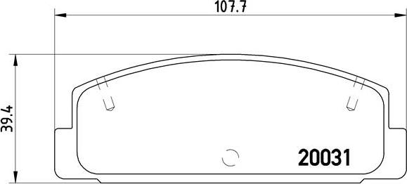 Brembo P 49 037 - Гальмівні колодки, дискові гальма autozip.com.ua