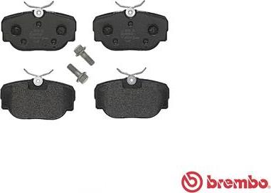 Brembo P 44 009 - Гальмівні колодки, дискові гальма autozip.com.ua