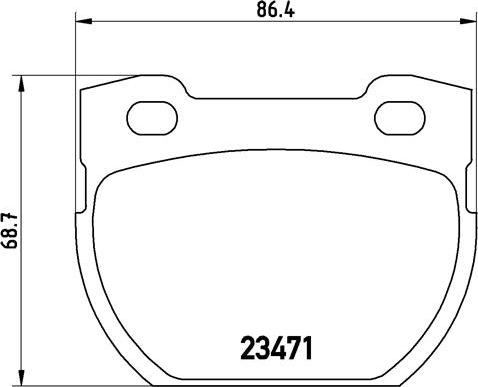 Brembo P44006N - Гальмівні колодки, дискові гальма autozip.com.ua