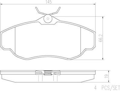 Brembo P44008N - Гальмівні колодки, дискові гальма autozip.com.ua