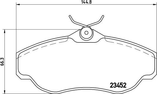 Brembo P 44 008 - Гальмівні колодки, дискові гальма autozip.com.ua