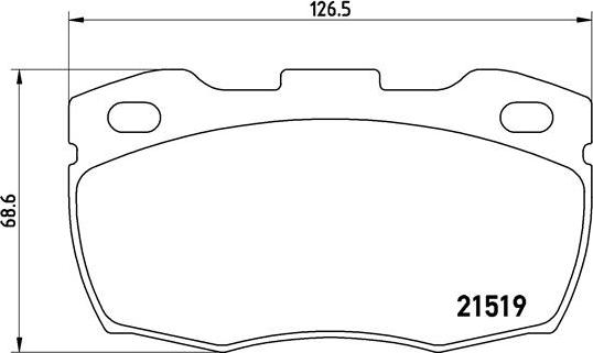 Brembo P 44 015 - Гальмівні колодки, дискові гальма autozip.com.ua