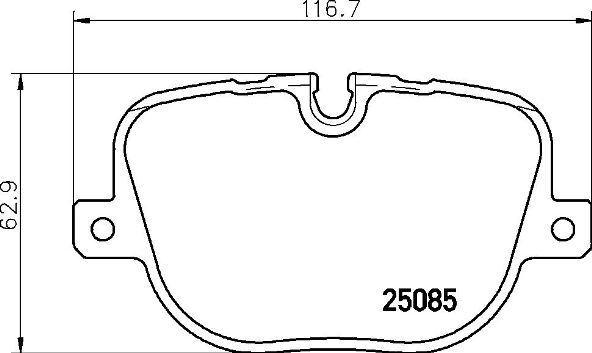 Brembo P 44 025 - Гальмівні колодки, дискові гальма autozip.com.ua