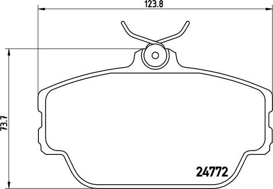 Havam HP2853 - Гальмівні колодки, дискові гальма autozip.com.ua