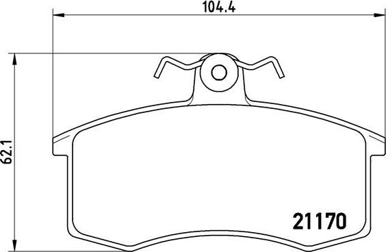 Brembo P 41 003 - Гальмівні колодки, дискові гальма autozip.com.ua