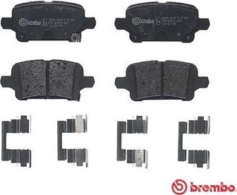 Brembo P 59 090 - Гальмівні колодки, дискові гальма autozip.com.ua