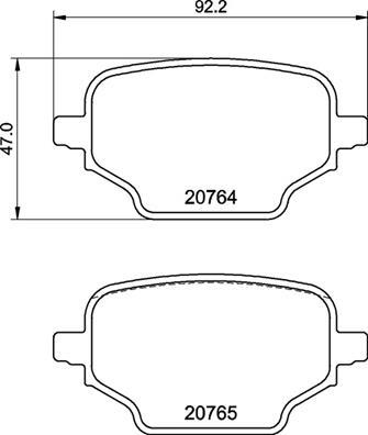 Brembo P 59 098 - Гальмівні колодки, дискові гальма autozip.com.ua