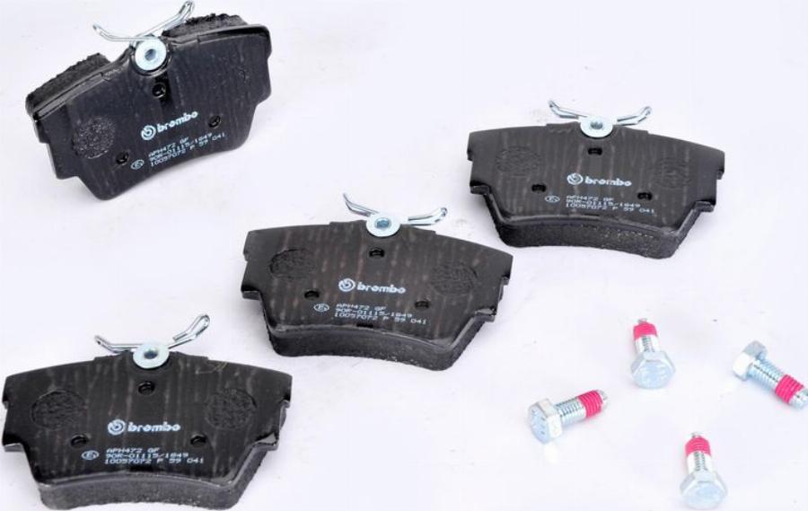Brembo P 59 041 - Гальмівні колодки, дискові гальма autozip.com.ua