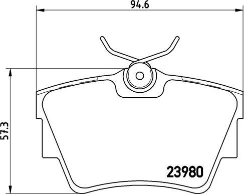 Brembo P 59 041 - Гальмівні колодки, дискові гальма autozip.com.ua