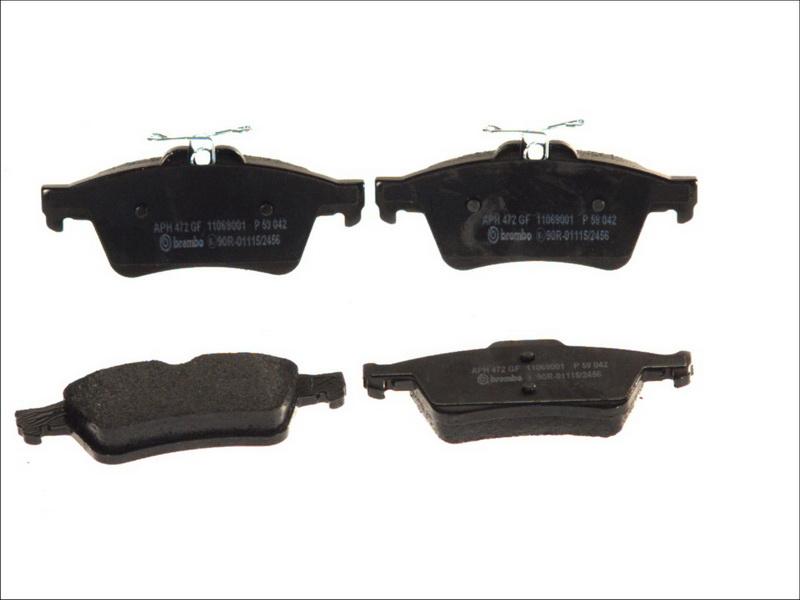 Brembo P 59 042 - Гальмівні колодки, дискові гальма autozip.com.ua