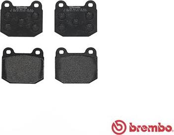 Brembo P 59 004 - Гальмівні колодки, дискові гальма autozip.com.ua