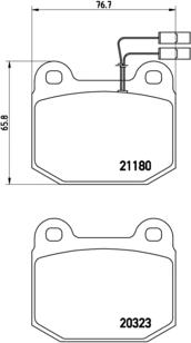 Brembo P 59 003 - Гальмівні колодки, дискові гальма autozip.com.ua