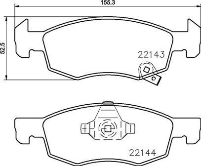 Brembo P59084N - Гальмівні колодки, дискові гальма autozip.com.ua