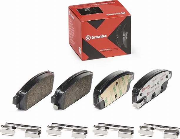 Brembo P 59 080X - Гальмівні колодки, дискові гальма autozip.com.ua