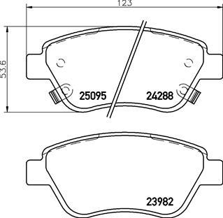 Brembo P 59 081 - Гальмівні колодки, дискові гальма autozip.com.ua