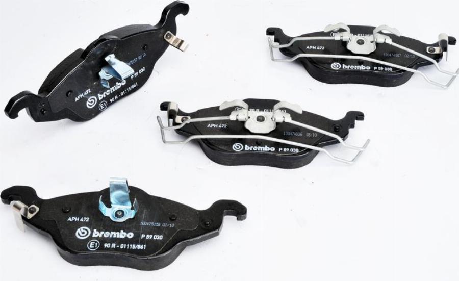 Brembo P 59 030 - Гальмівні колодки, дискові гальма autozip.com.ua