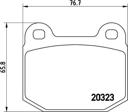 Brembo P 59 025 - Гальмівні колодки, дискові гальма autozip.com.ua