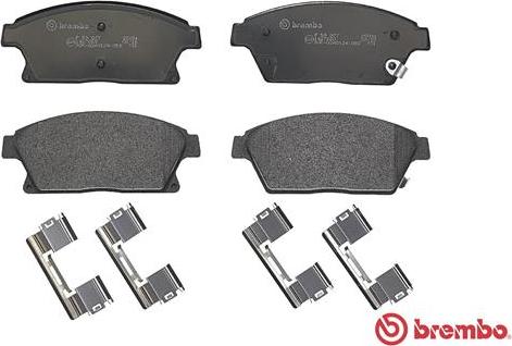 Brembo P 59 077 - Колодка торм. диск. CHEVROLET CRUZE 1.6-2.0CDI 05-09- передн. пр-во BREMBO autozip.com.ua