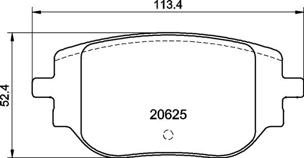 Brembo P 59 102 - Гальмівні колодки, дискові гальма autozip.com.ua