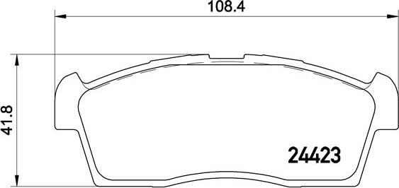 Brembo P 54 049 - Гальмівні колодки, дискові гальма autozip.com.ua