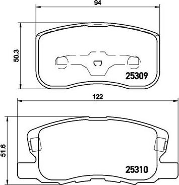 DJ Parts BP1811 - Гальмівні колодки, дискові гальма autozip.com.ua