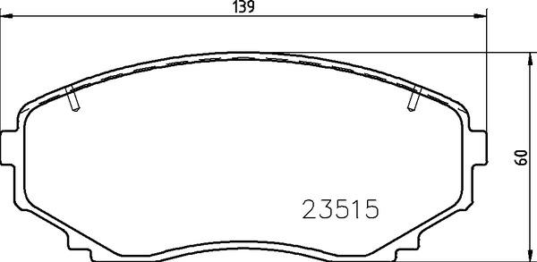 Brembo P54059N - Гальмівні колодки, дискові гальма autozip.com.ua