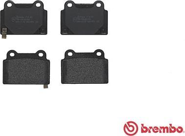 Brembo P 54 052 - Гальмівні колодки, дискові гальма autozip.com.ua