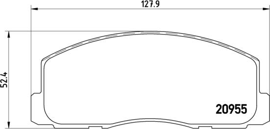 Brembo P 54 006 - Гальмівні колодки, дискові гальма autozip.com.ua