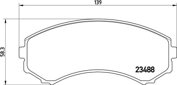 Brembo P 54 029 - Гальмівні колодки, дискові гальма autozip.com.ua