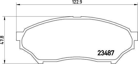 Brembo P 54 028 - Гальмівні колодки, дискові гальма autozip.com.ua