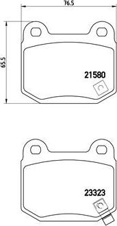 Brembo P 56 048 - Гальмівні колодки, дискові гальма autozip.com.ua