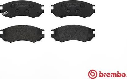 Brembo P 56 055 - Гальмівні колодки, дискові гальма autozip.com.ua