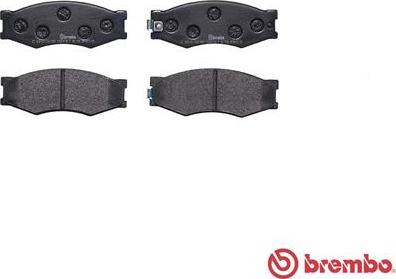 Brembo P 56 056 - Гальмівні колодки, дискові гальма autozip.com.ua