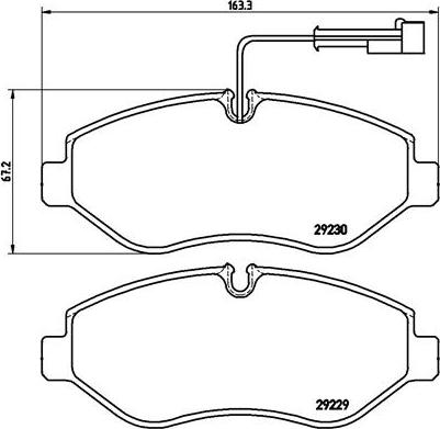 Brembo P 56 066 - Гальмівні колодки, дискові гальма autozip.com.ua