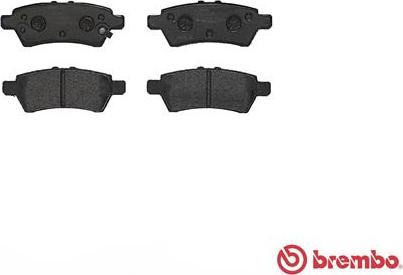 Brembo P 56 060 - Гальмівні колодки, дискові гальма autozip.com.ua