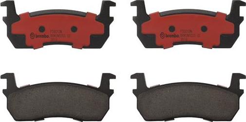 Brembo P56013N - Гальмівні колодки, дискові гальма autozip.com.ua