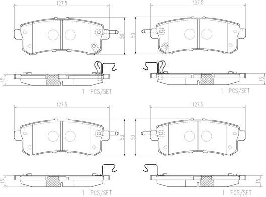 Brembo P56082N - Гальмівні колодки, дискові гальма autozip.com.ua