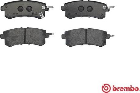 Brembo P 56 082 - Гальмівні колодки, дискові гальма autozip.com.ua