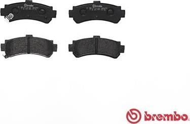 Brembo P 56 035 - Гальмівні колодки, дискові гальма autozip.com.ua