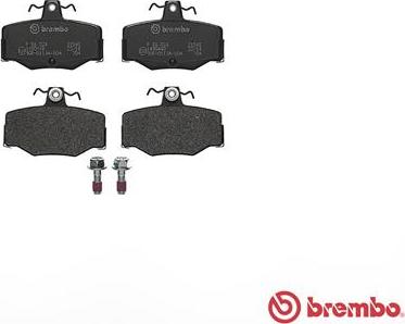 Brembo P 56 024 - Гальмівні колодки, дискові гальма autozip.com.ua