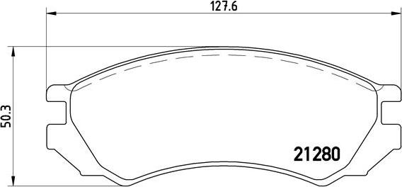 Brembo P 56 023 - Гальмівні колодки, дискові гальма autozip.com.ua