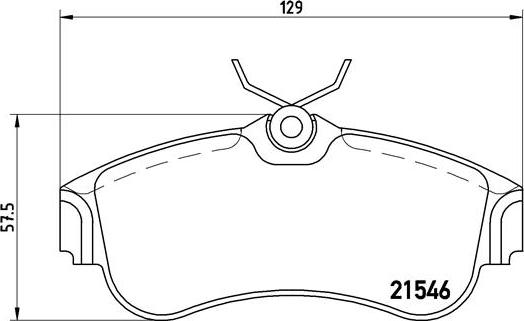 Brembo P 56 022 - Гальмівні колодки, дискові гальма autozip.com.ua