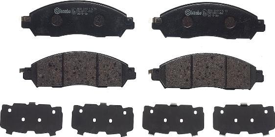 Brembo P 56 118 - Гальмівні колодки, дискові гальма autozip.com.ua