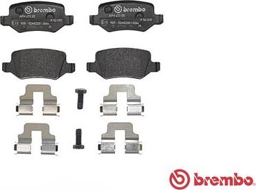 Brembo P 50 090 - Гальмівні колодки, дискові гальма autozip.com.ua