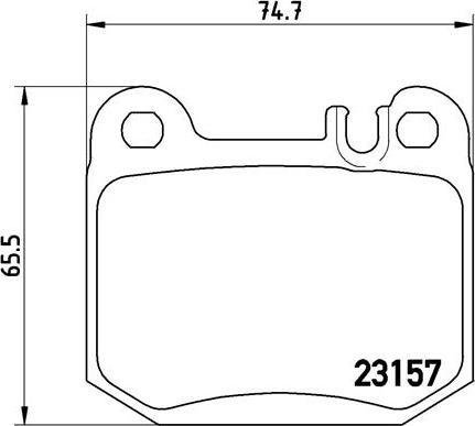 Brembo P 50 043 - Гальмівні колодки, дискові гальма autozip.com.ua