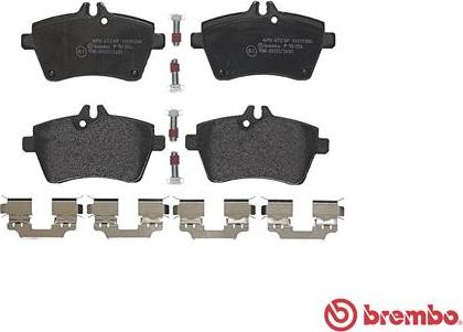 Brembo P 50 054 - Гальмівні колодки, дискові гальма autozip.com.ua