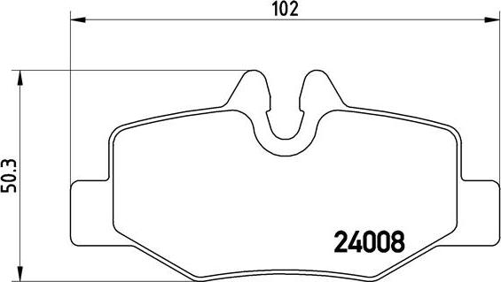 Brembo P 50 051 - Гальмівні колодки, дискові гальма autozip.com.ua