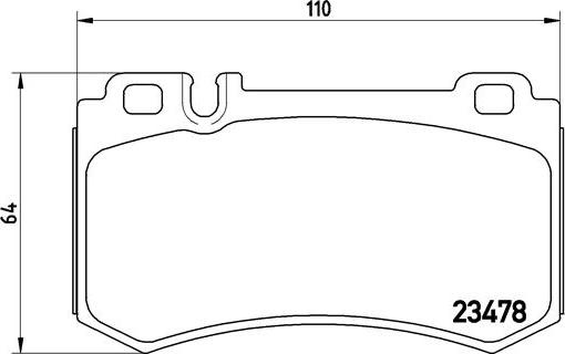 Brembo P 50 061 - Гальмівні колодки, дискові гальма autozip.com.ua