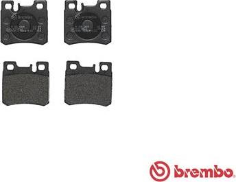 Brembo P 50 009 - Гальмівні колодки, дискові гальма autozip.com.ua